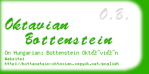 oktavian bottenstein business card